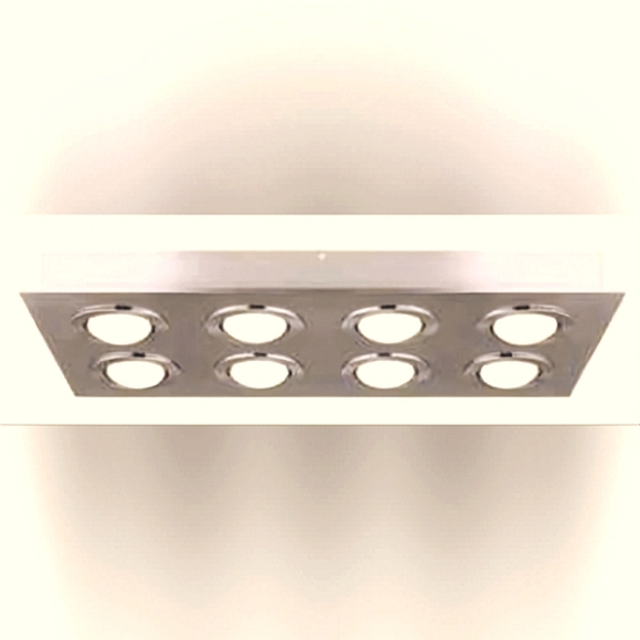 BISCAYNE BRUSHED NICKEL - CANARM Flush Mount Light (COPY) - Picture 1 of 8